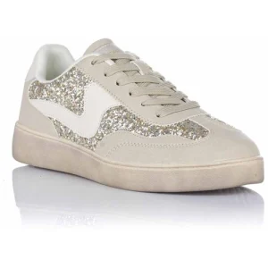 Basket Teddy Smith Femme Doré